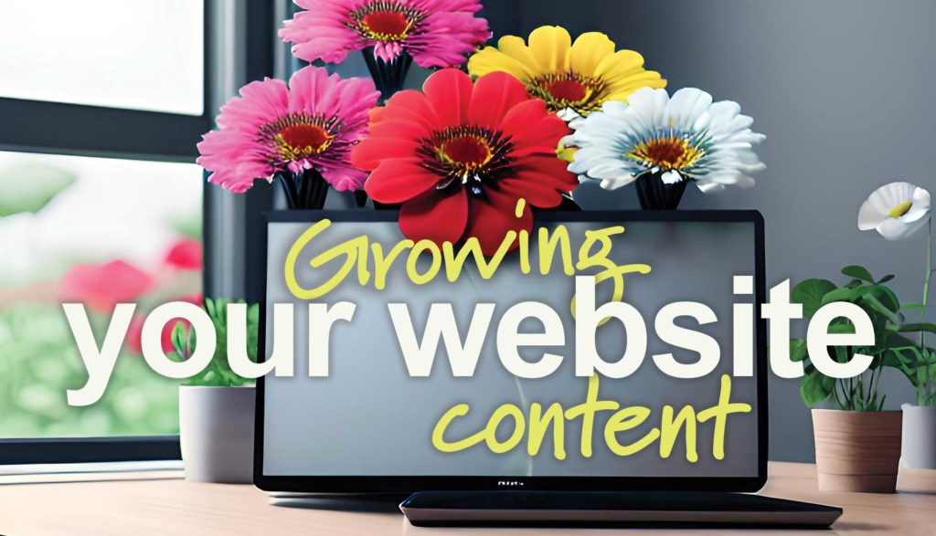 grow your website content